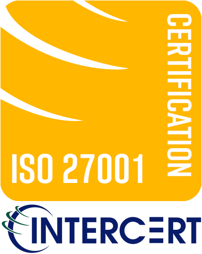 ISO 27001 certified by InterCert